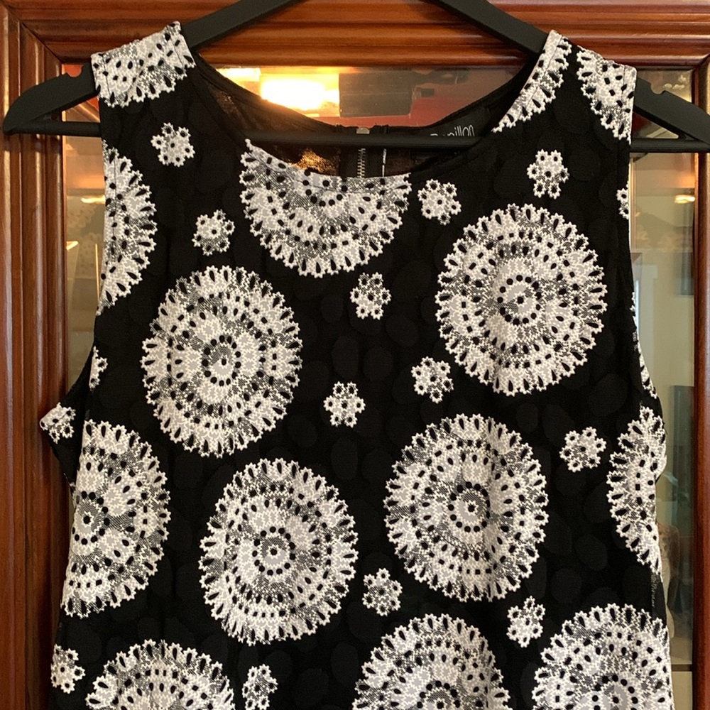 COPY - Papillon Mandala Lace Overlay Skater Dress Size Medium - Picture 4 of 16